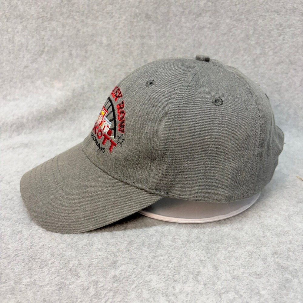 Royal Resortwear Whiskey Row Prescott AZ OS Gray Embroidered Buckle Hat - Picture 5 of 9